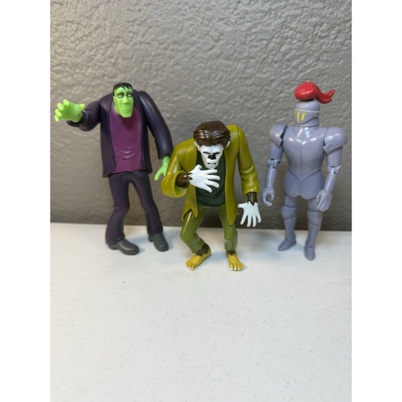 Scooby-Doo Wolfman Frankenstein Black Night Creeper 5'' Figures Toys - Picture 1 of 11